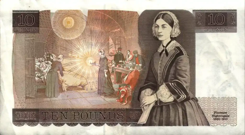 Florence Nightingale Ten Pound Note rear